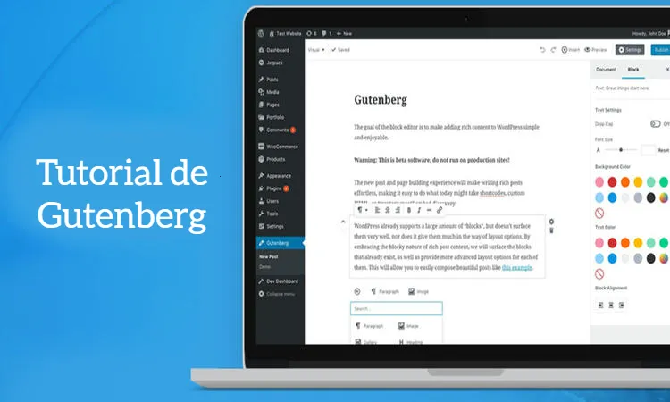 Cómo usar el editor de wordpress anterior en vez de la nueva versión Gutenberg de WordPress 5.0